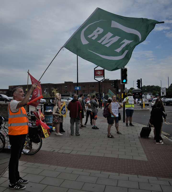 Bristol Temple Meads Picket Line