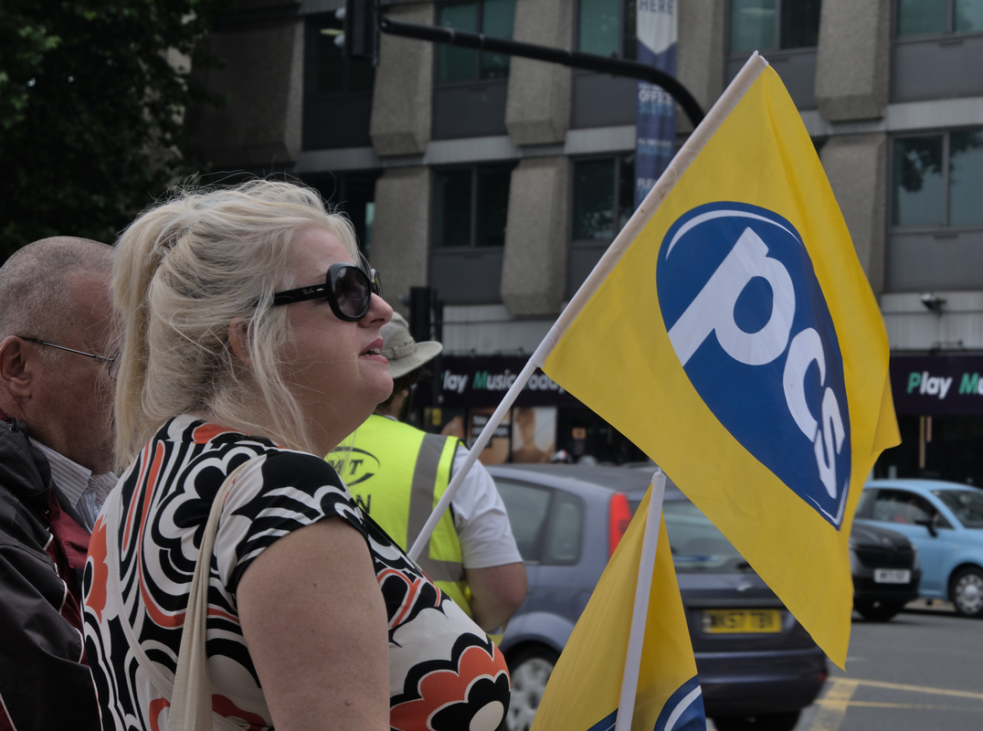 Bristol Temple Meads Picket Line